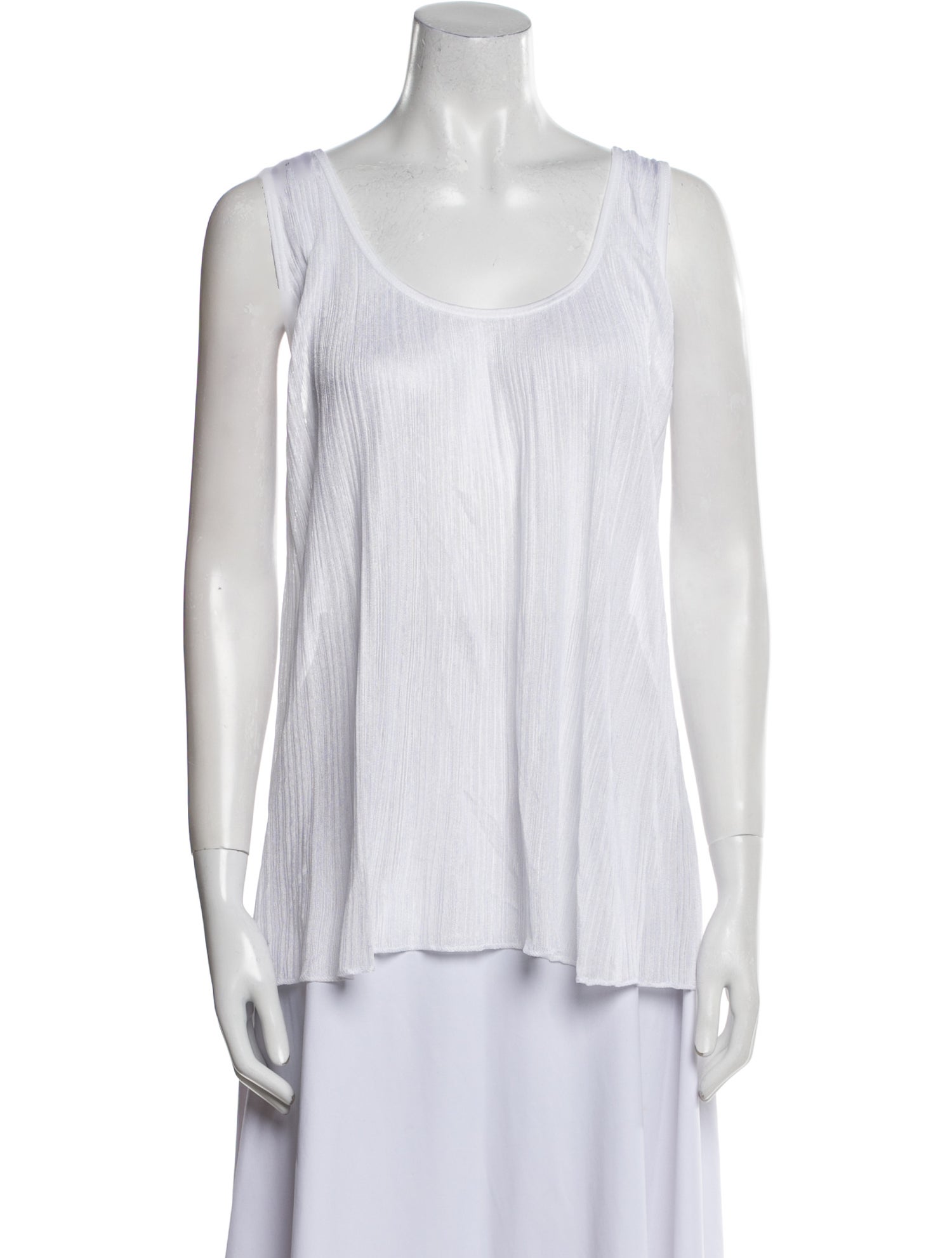Alaïa Scoop Neck Sleeveless Top