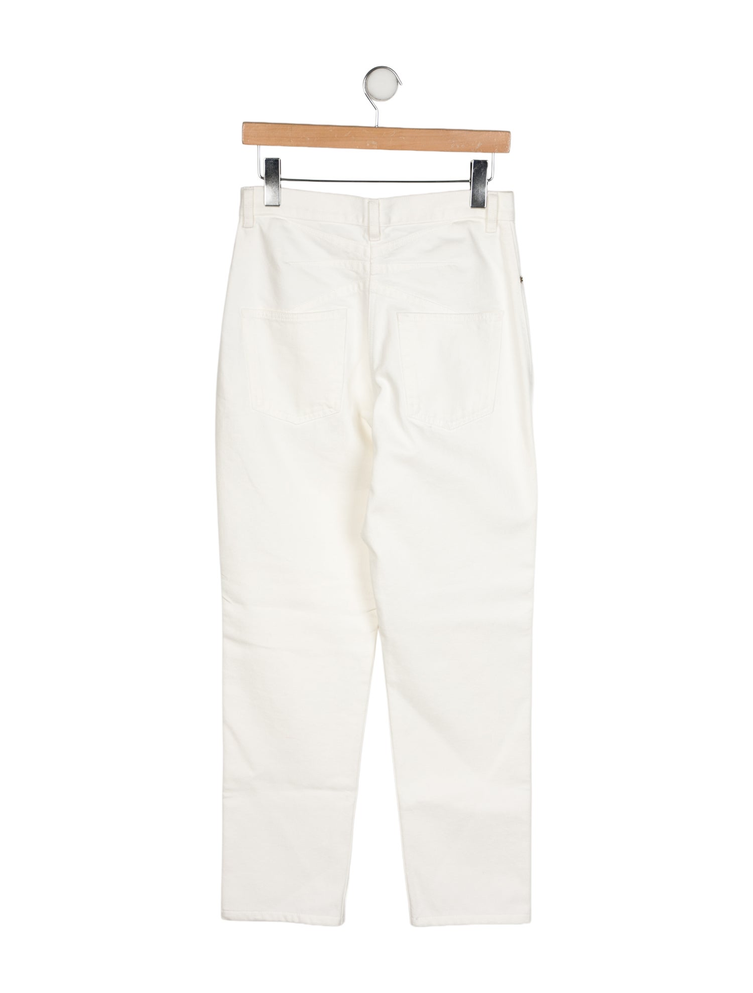 Alaïa High-Rise Straight Leg Jeans