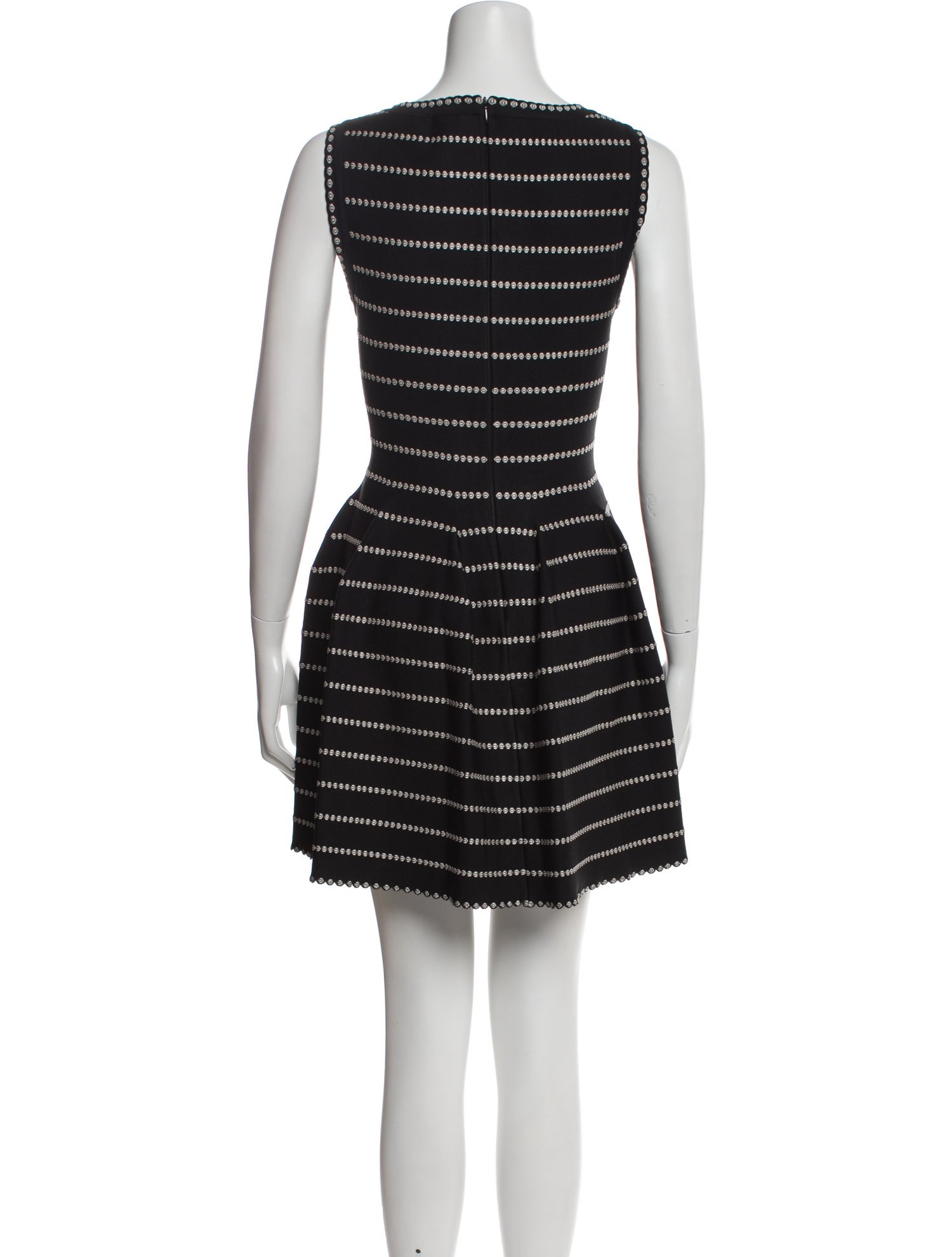 Alaïa Striped Mini Dress