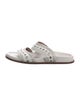 Alaïa Leather Lasercut Accents Slides