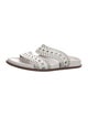 Alaïa Leather Lasercut Accents Slides