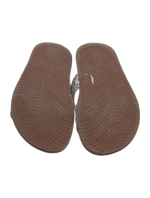 Alaïa Leather Lasercut Accents Slides