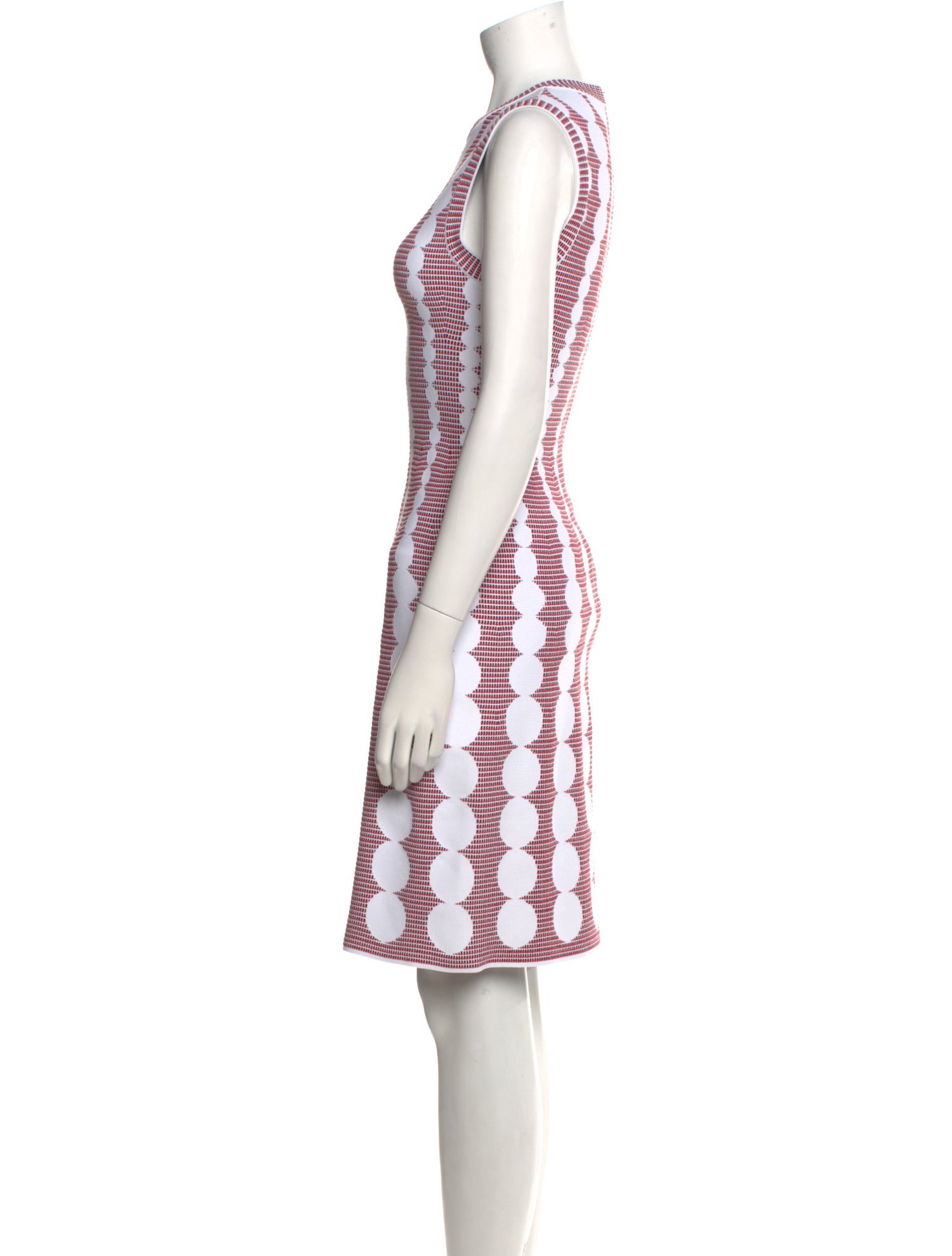 Alaïa Printed Knee-Length Dress