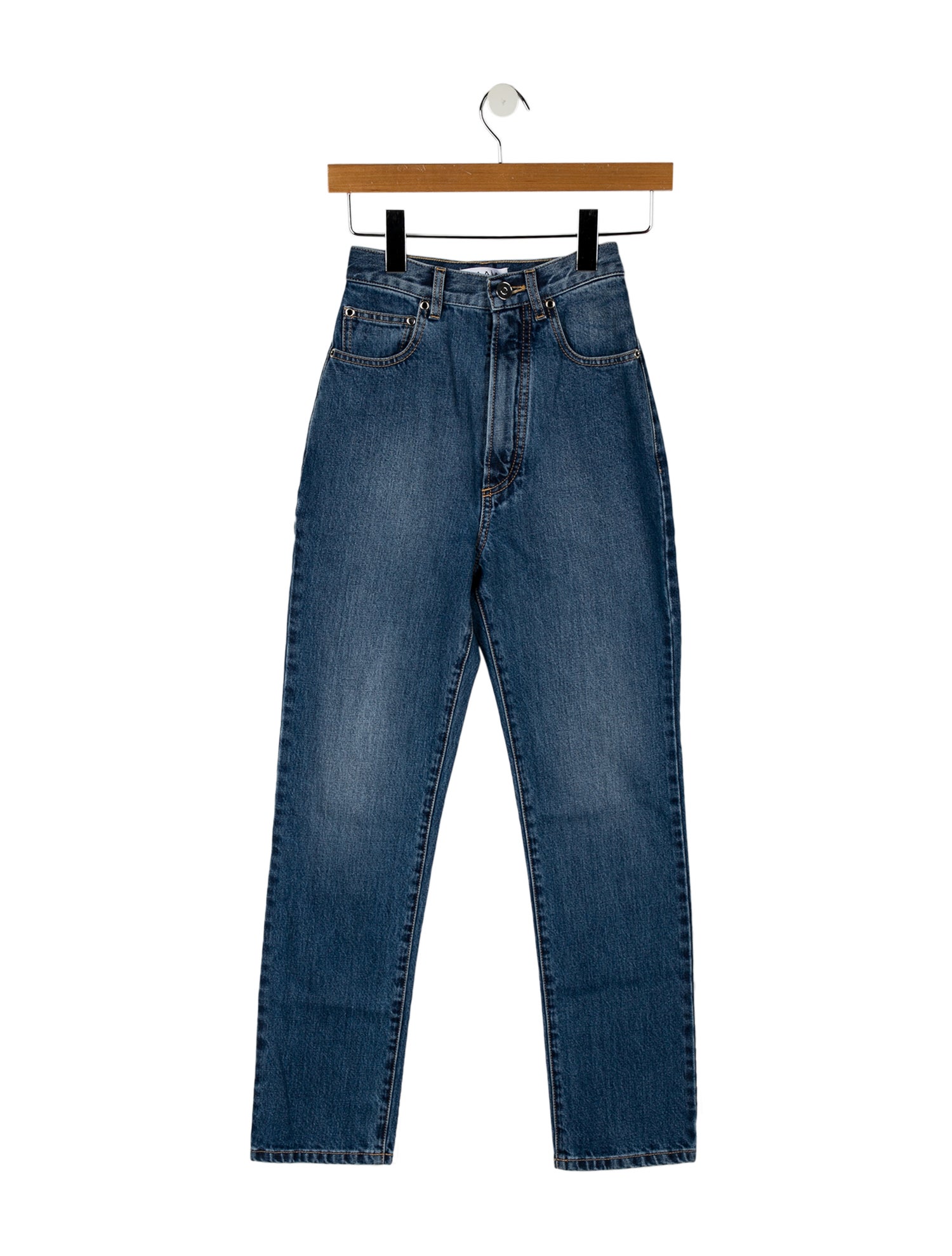 Alaïa High-Rise Straight Leg Jeans w/ Tags