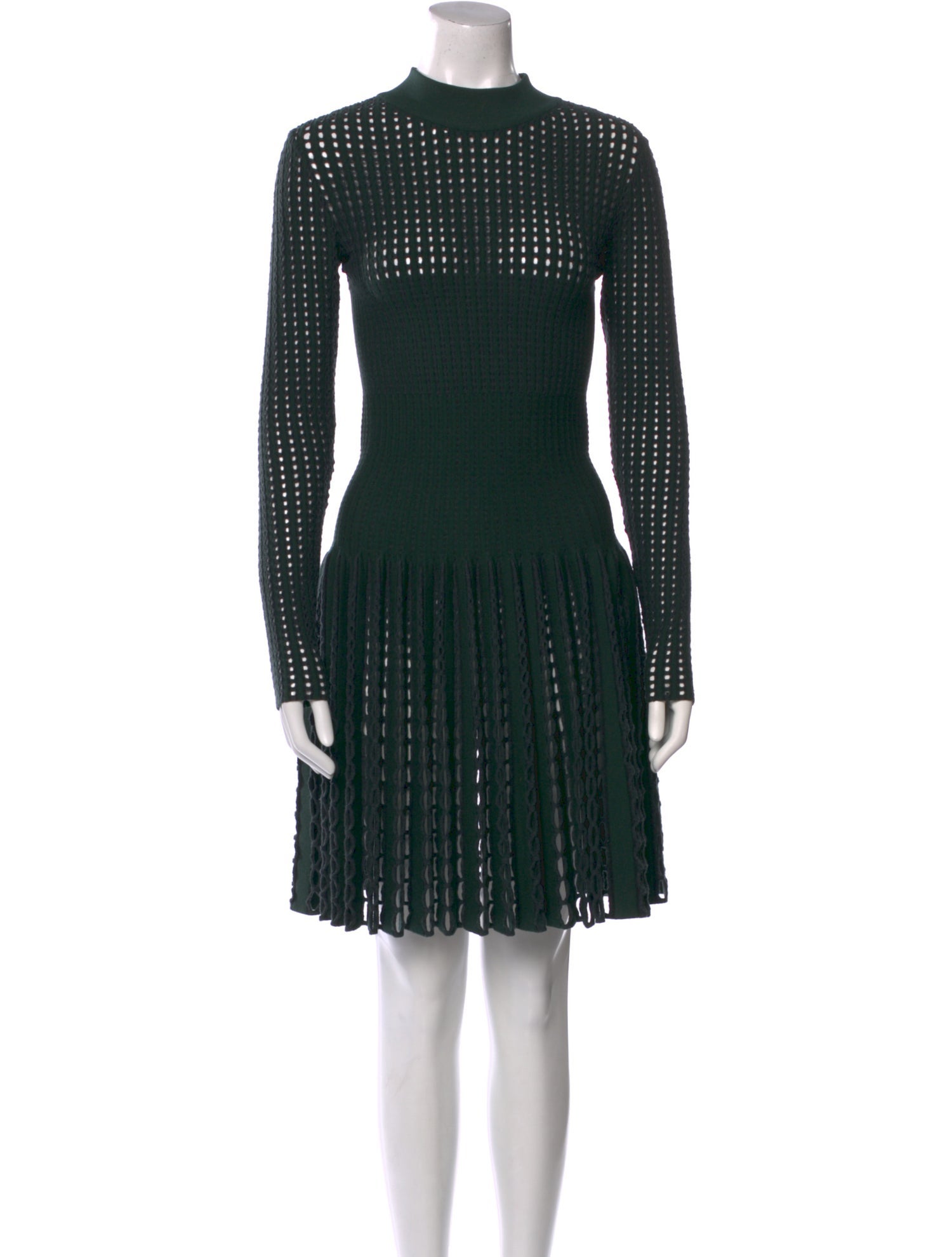 Alaïa Virgin Wool Knee-Length Dress