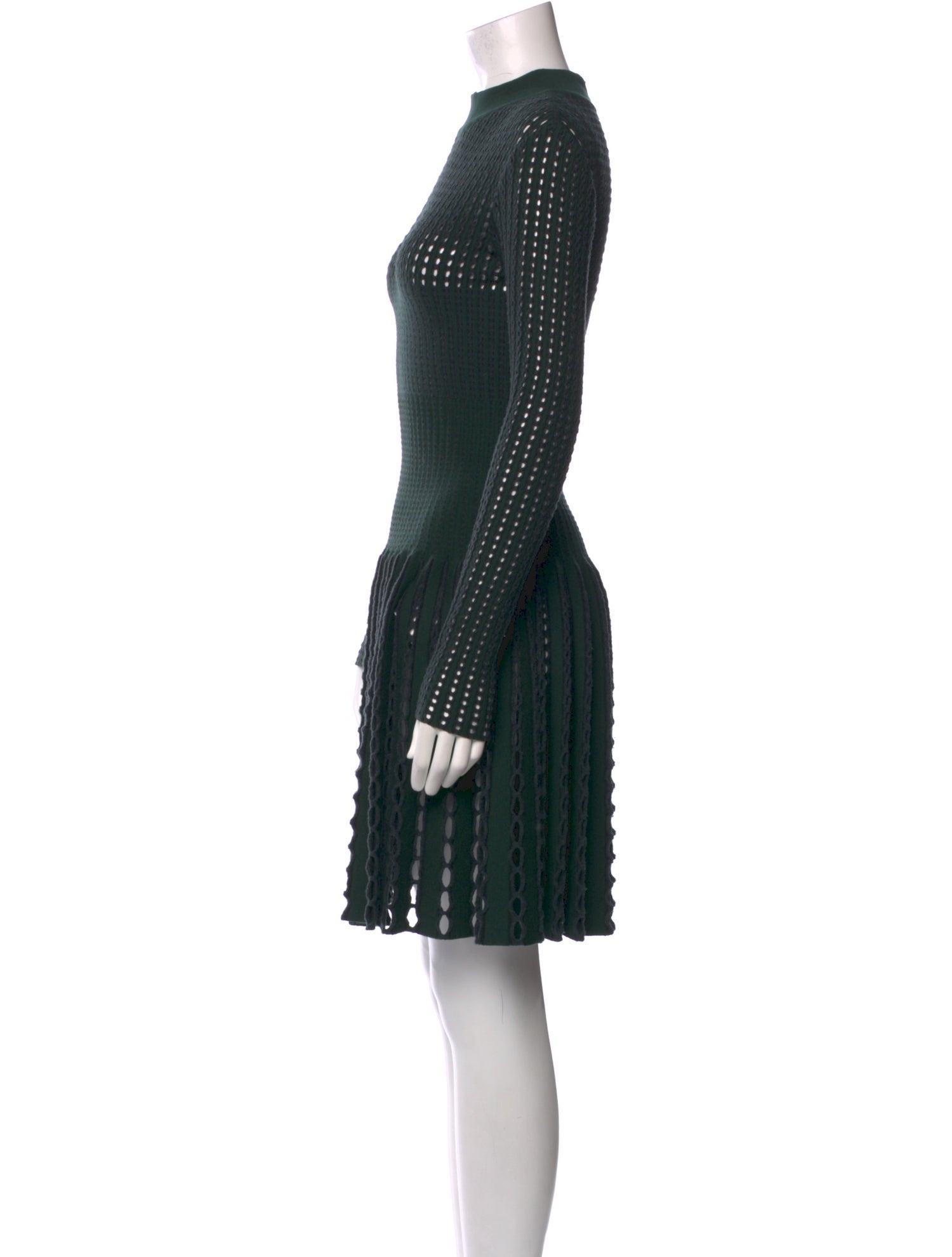 Alaïa Virgin Wool Knee-Length Dress