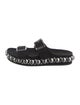 Alaïa Suede Studded Accents Slides