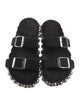 Alaïa Suede Studded Accents Slides