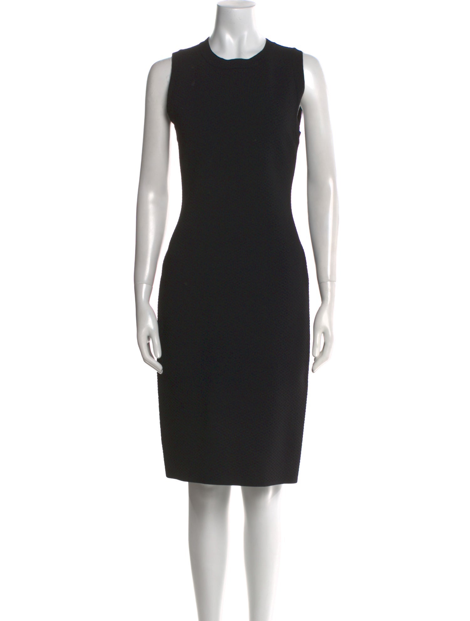 Alaïa Crew Neck Knee-Length Dress