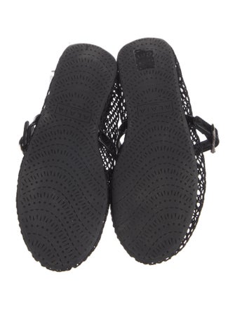 Alaïa Mesh Mary Jane Flats