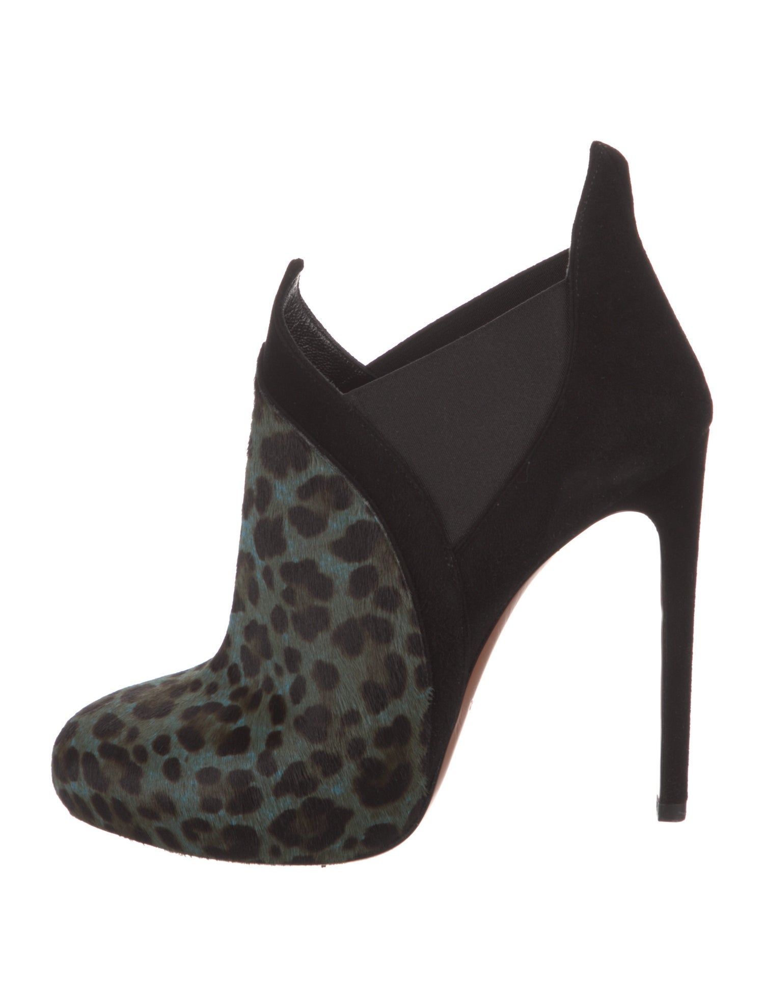 Alaïa Ponyhair Animal Print Boots