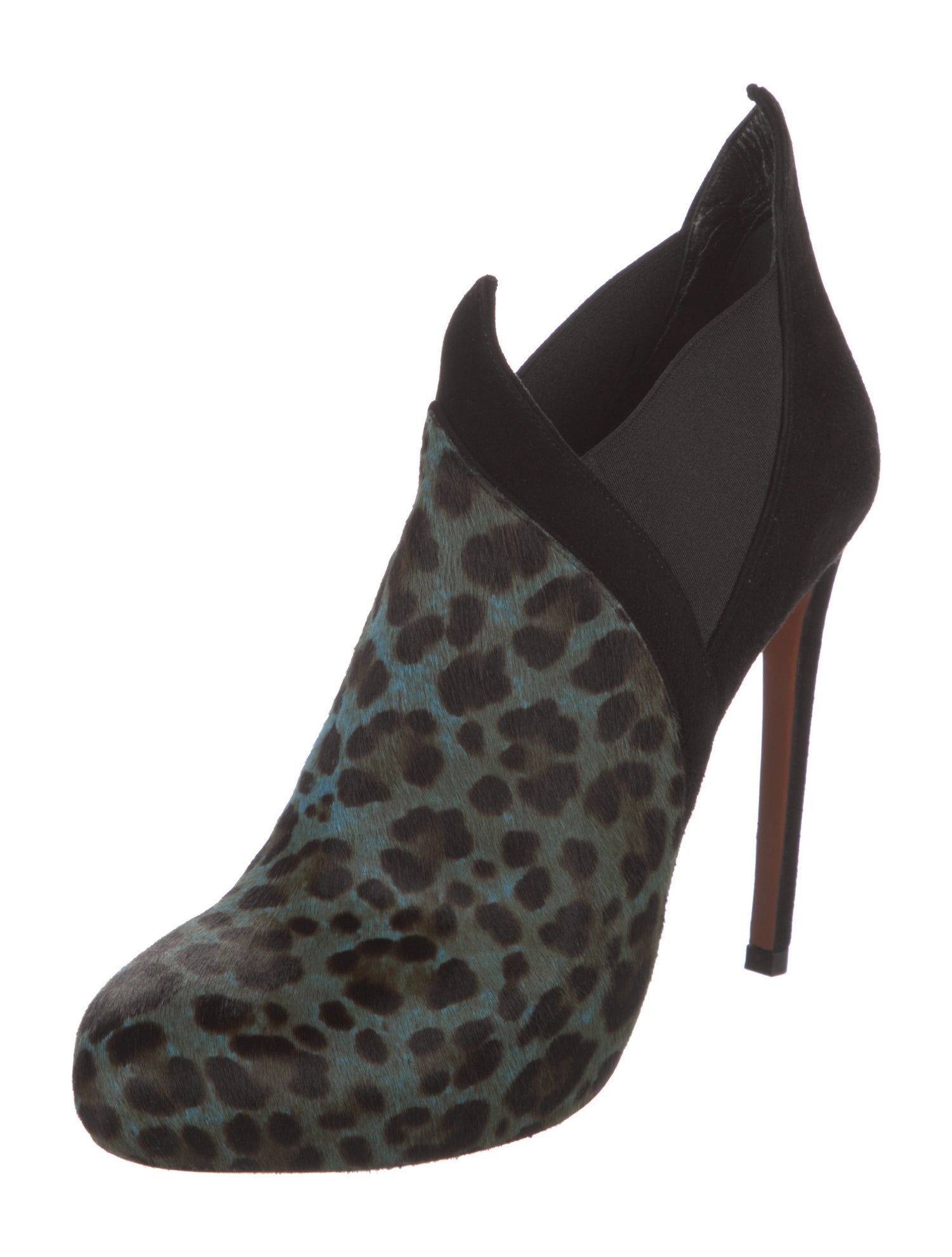 Alaïa Ponyhair Animal Print Boots