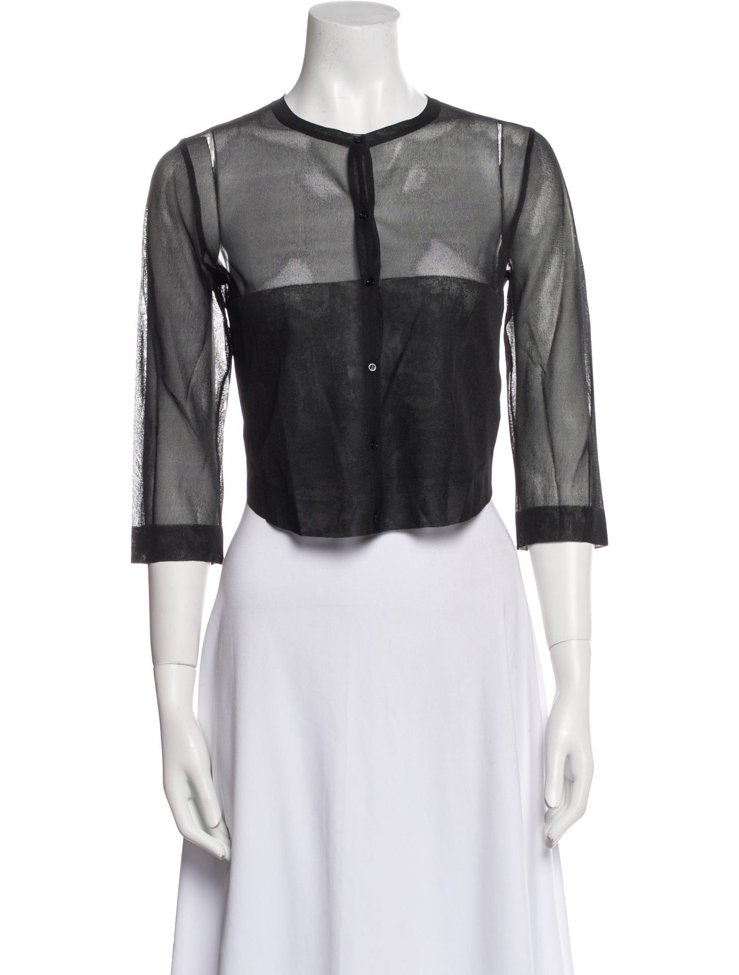 Alaïa Silk Crew Neck Sweater w/ Tags