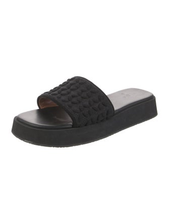 Alaïa Leather Slides