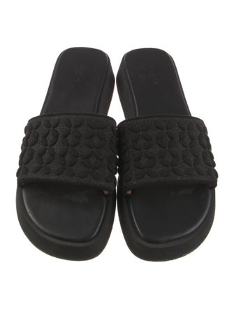 Alaïa Leather Slides