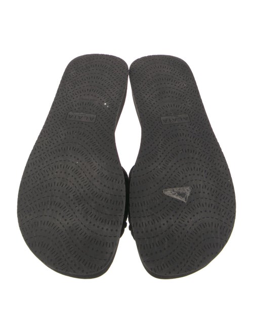 Alaïa Leather Slides