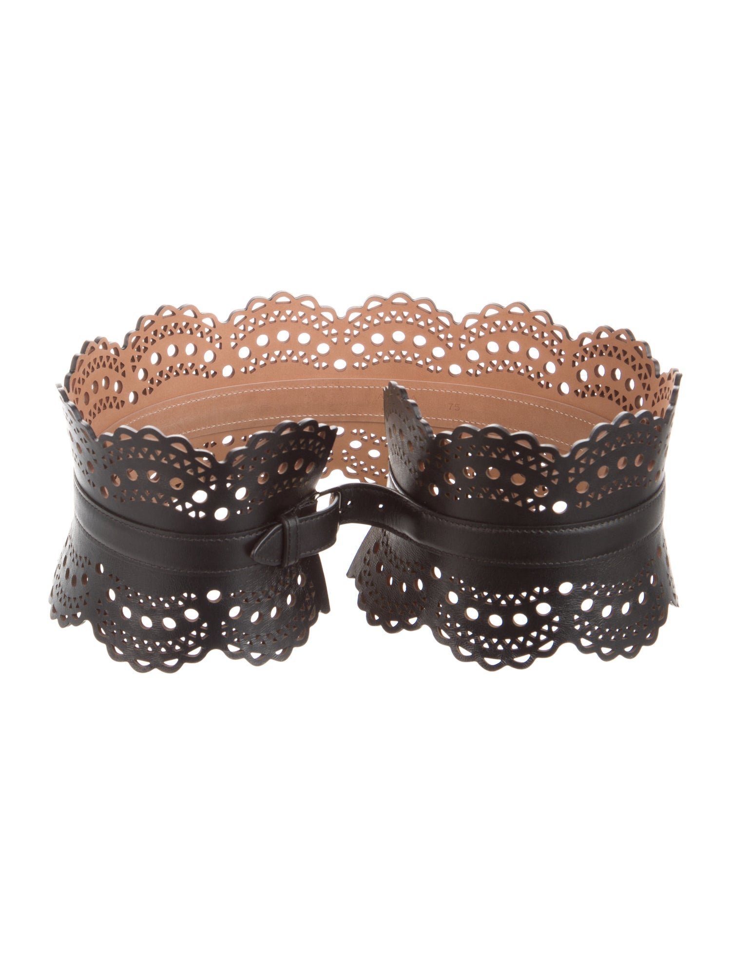 Alaïa Wide Leather Waist Belt