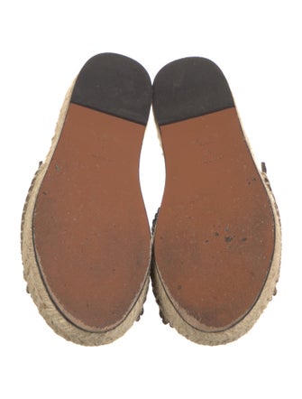 Alaïa Suede Lasercut Accents Espadrilles