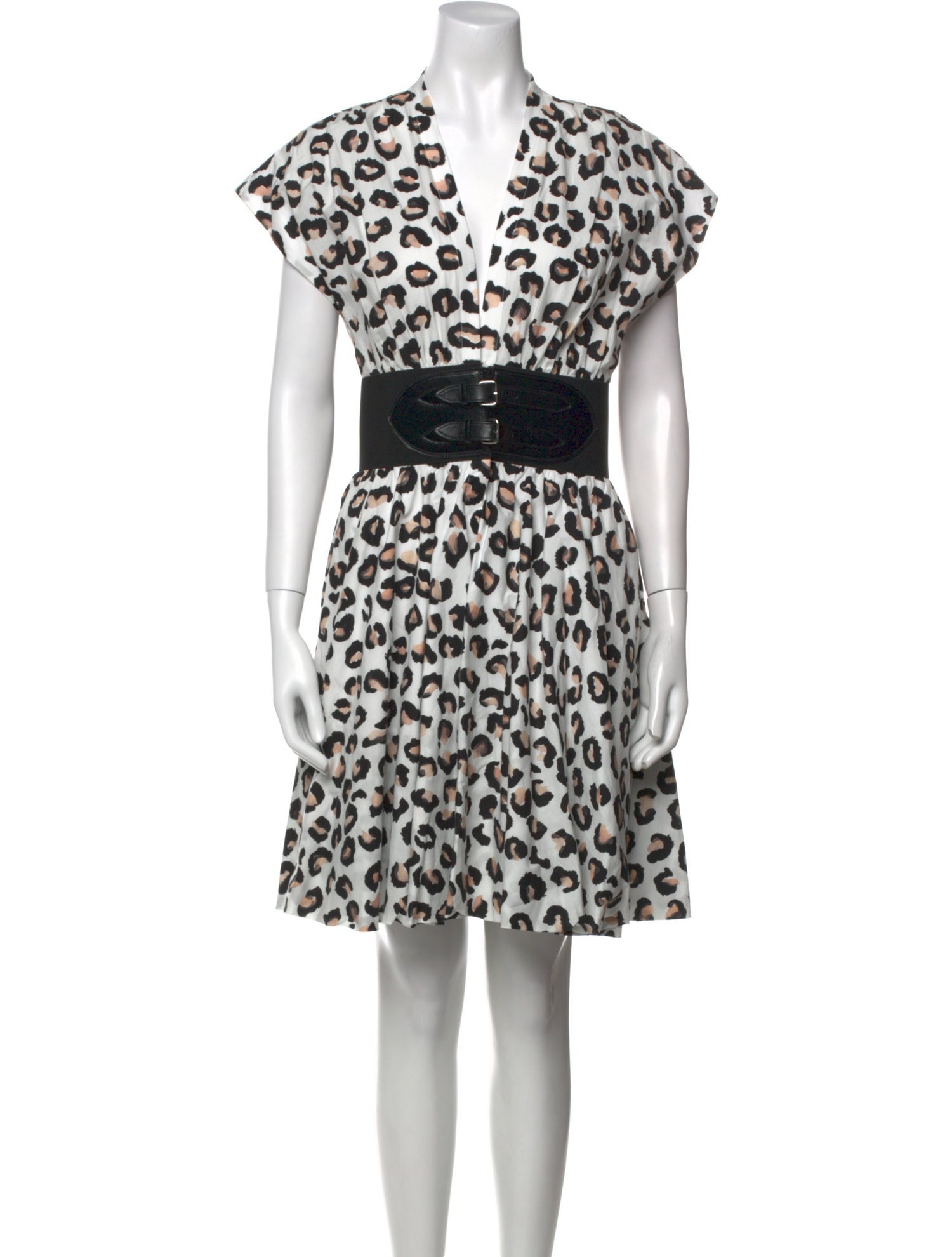 Alaïa Animal Print Mini Dress
