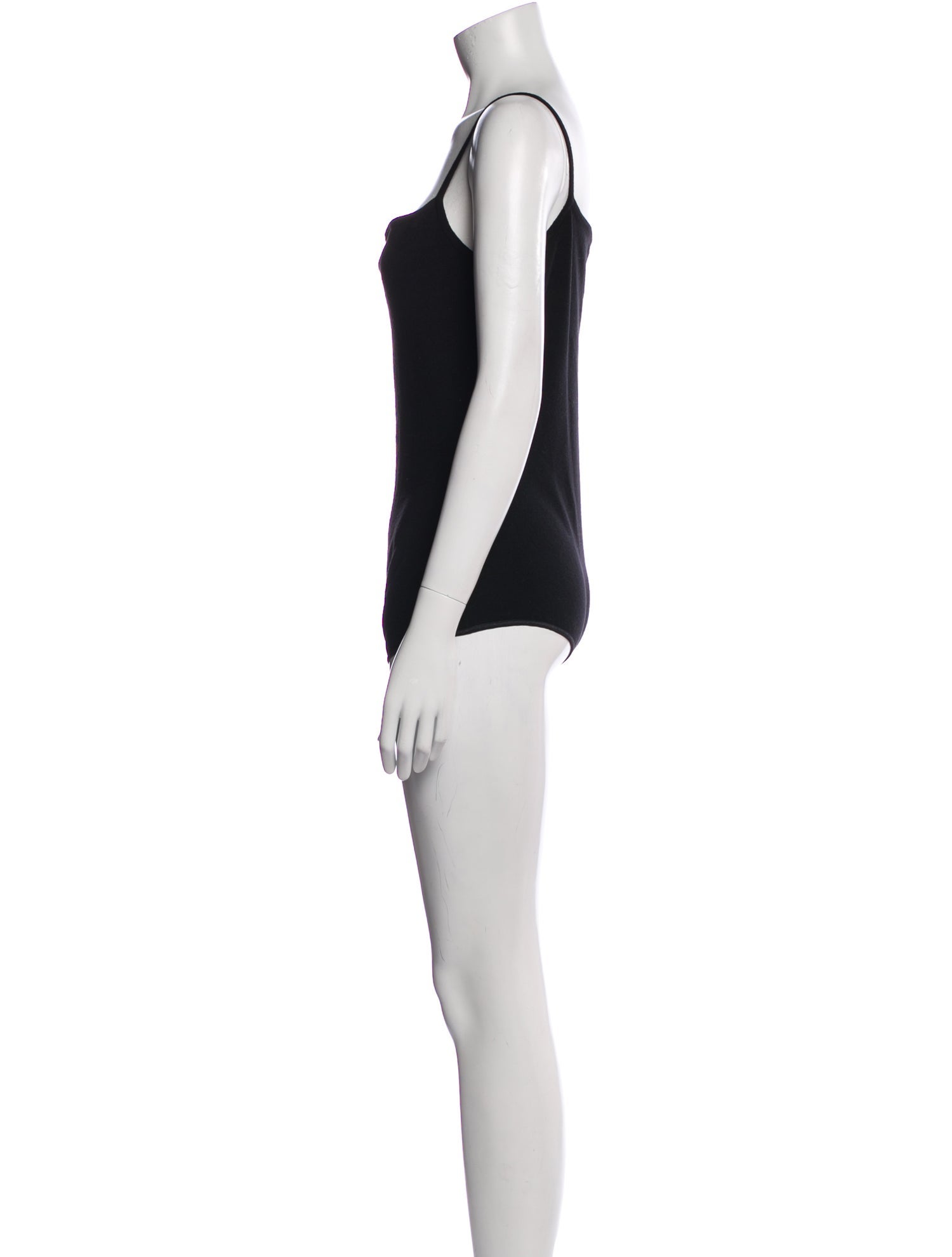 Alaïa Wool Square Neckline Bodysuit
