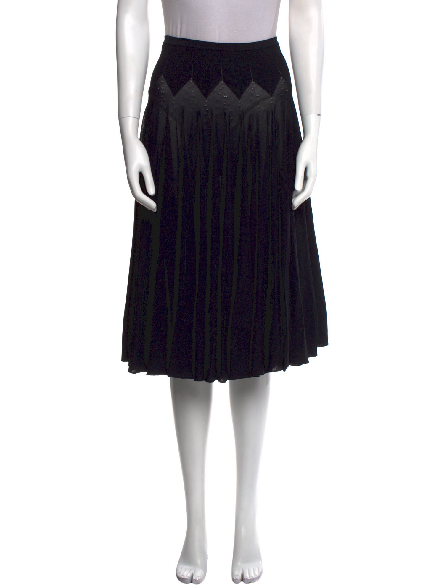 Alaïa Printed Knee-Length Skirt