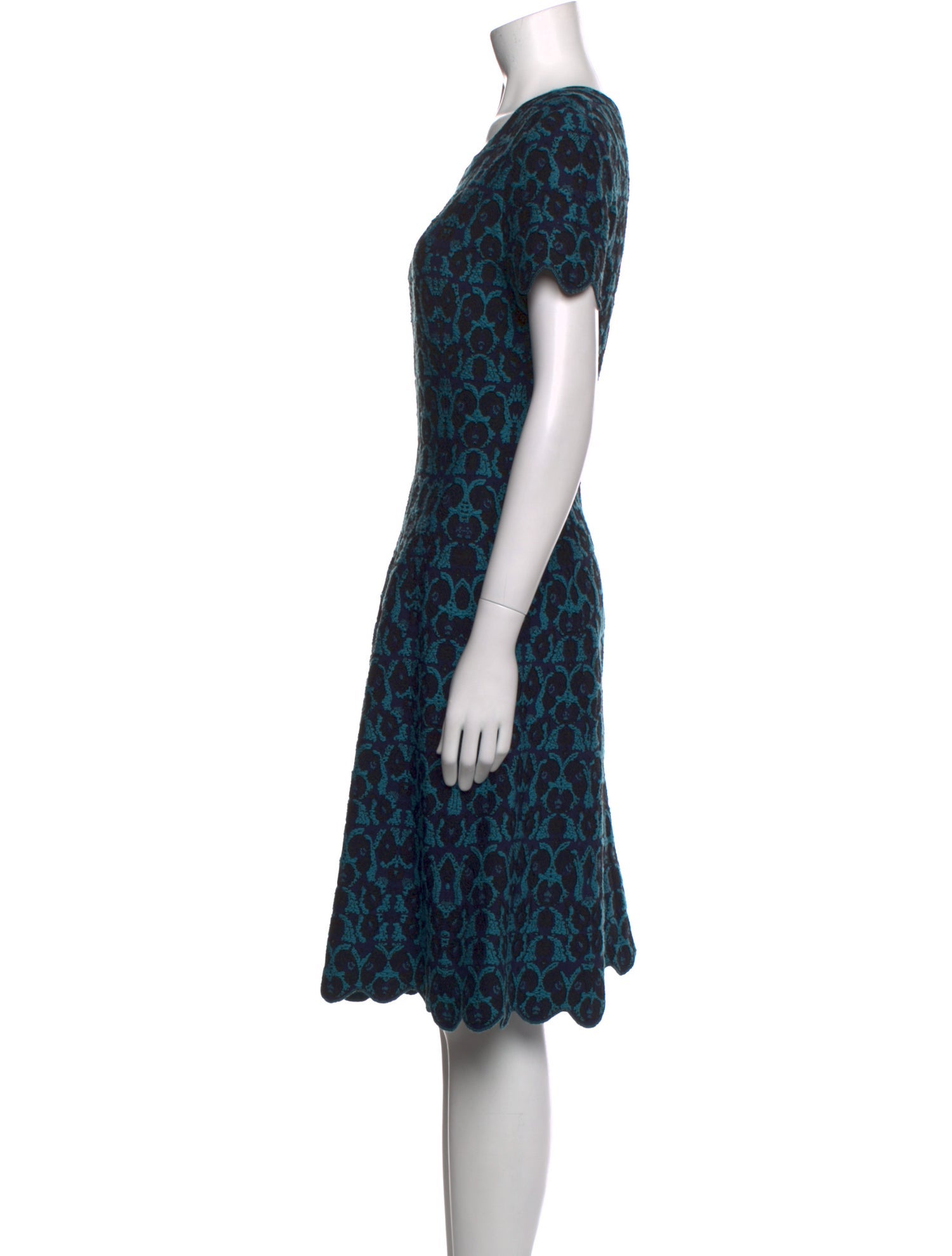 Alaïa Wool Knee-Length Dress