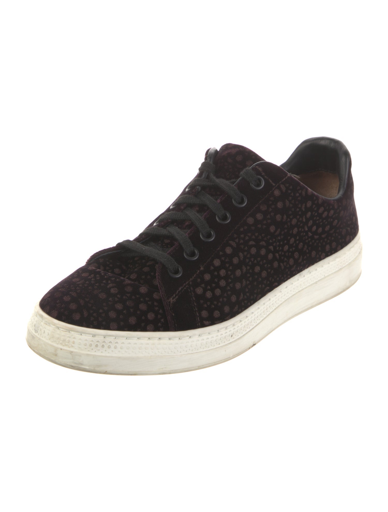 Pierre Hardy Velvet Sneakers