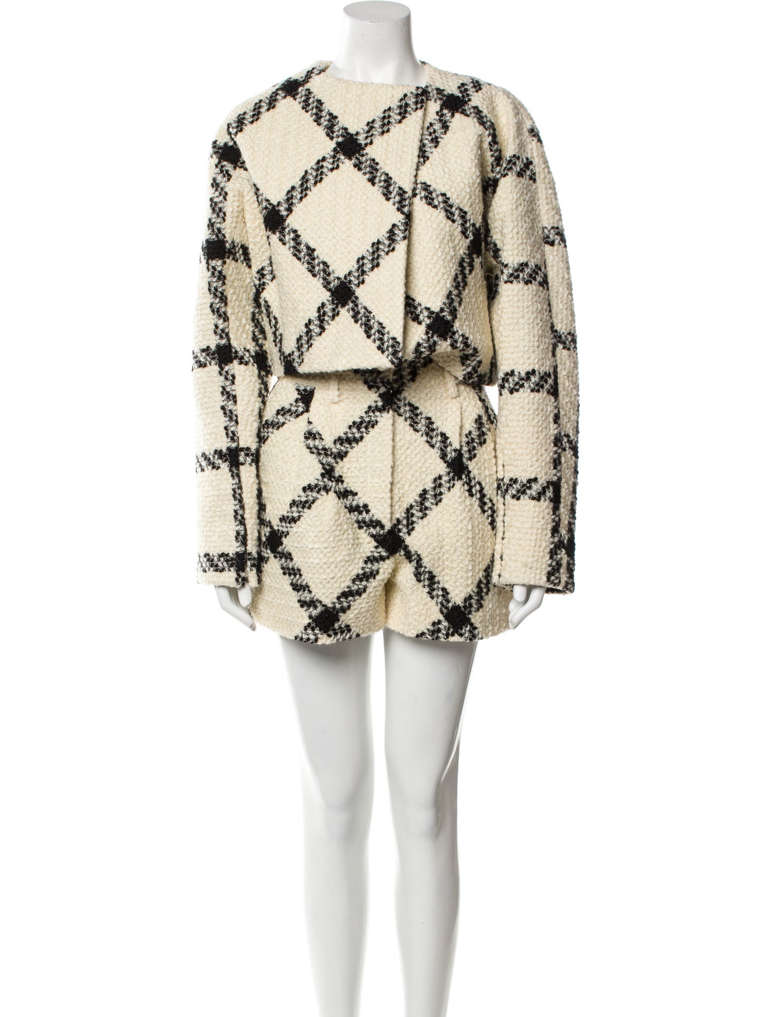 Alaïa 2022 Virgin Wool Short Set w/ Tags