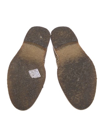 Alaïa Suede Patterned Lace-Up Boots