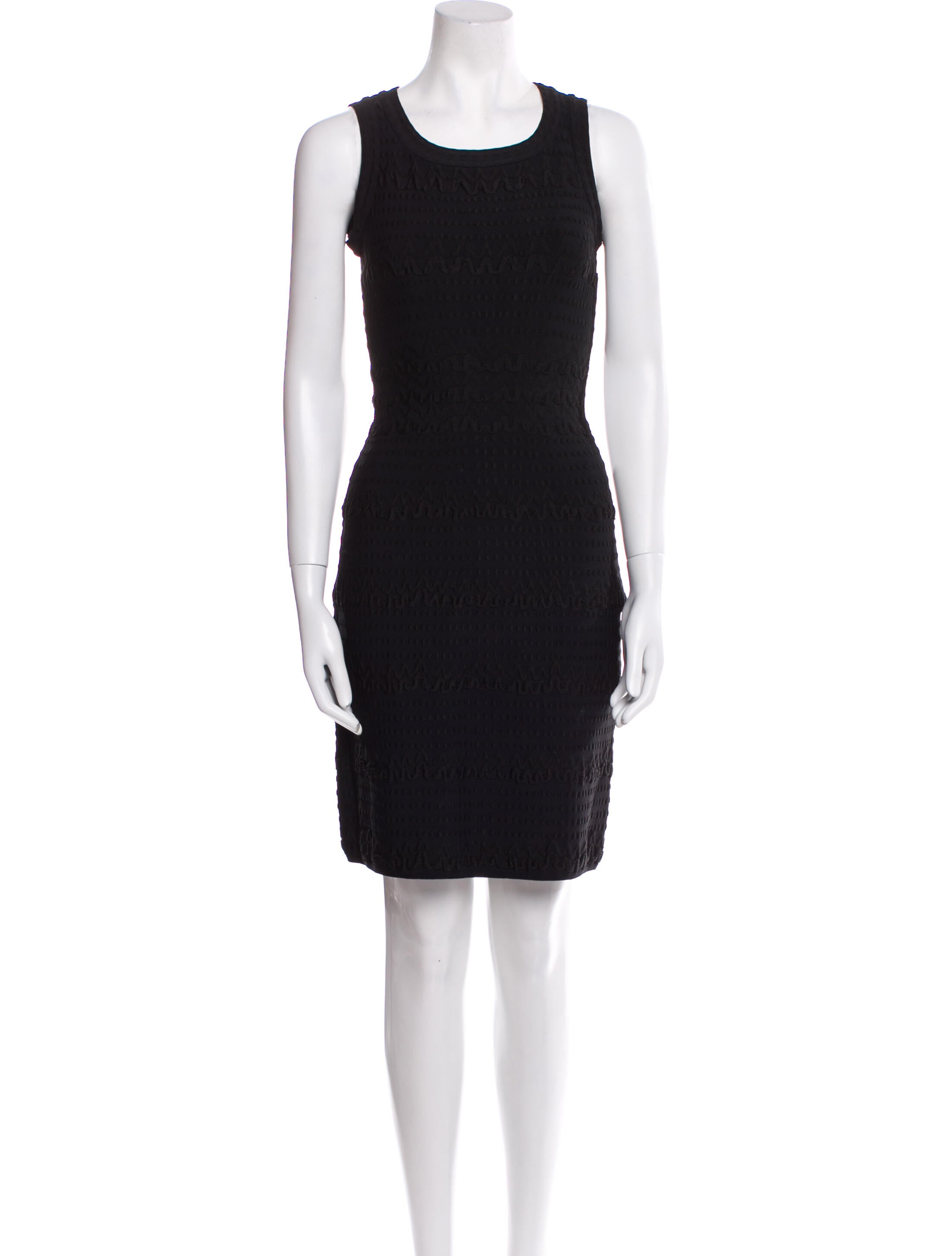 Alaïa Scoop Neck Mini Dress
