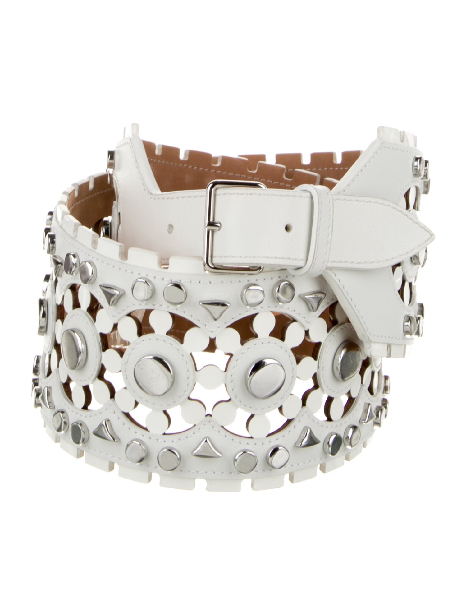 Alaïa Wide Leather Waist Belt