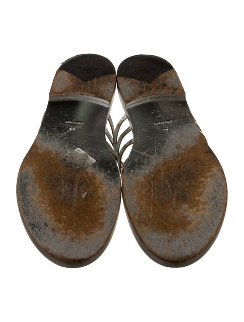 Alaïa Leather Slides