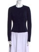 Alaïa Wool Scoop Neck Sweater