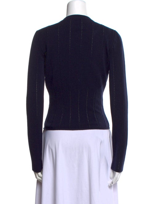 Alaïa Wool Scoop Neck Sweater