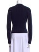 Alaïa Wool Scoop Neck Sweater