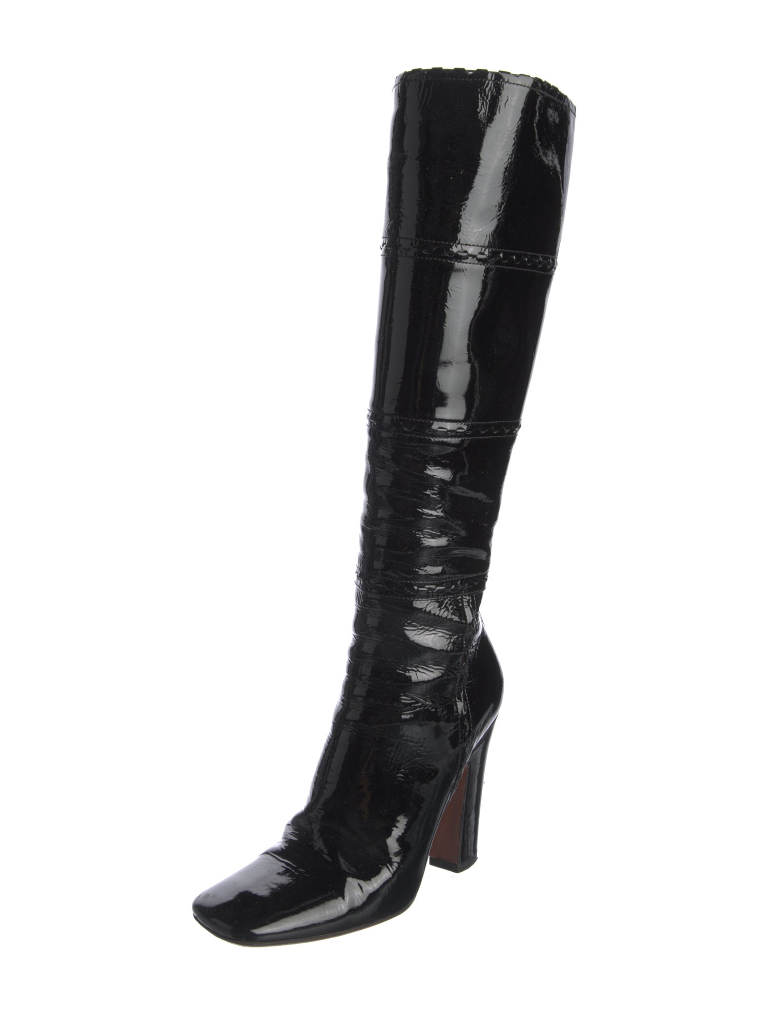 Alaïa Patent Leather Boots