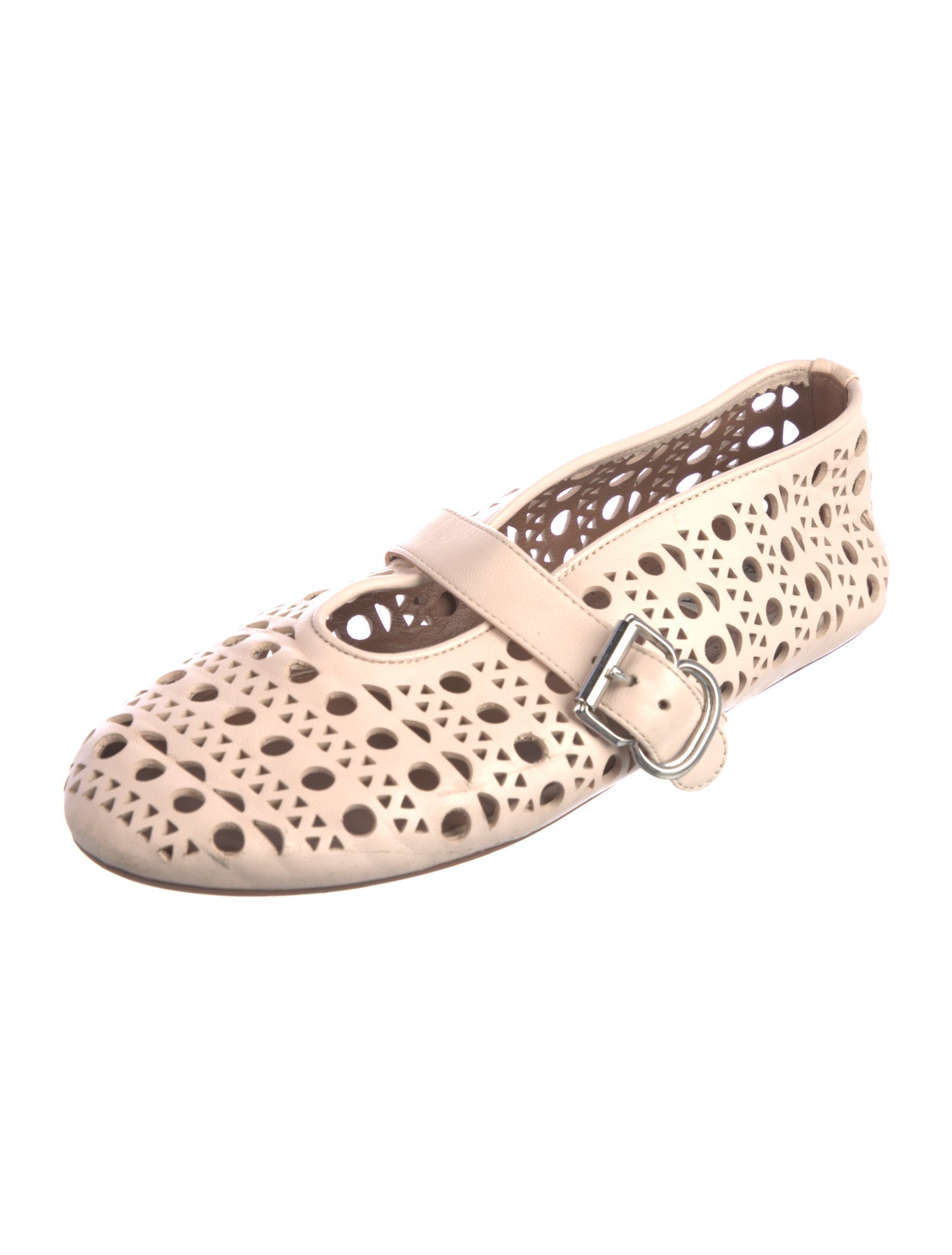 Alaïa Vienne Leather Flats