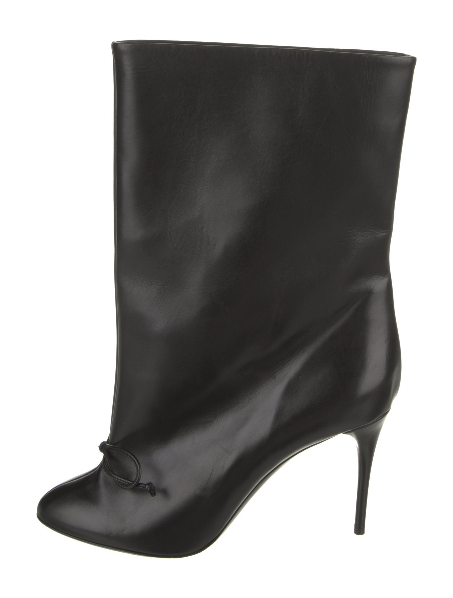 Alaïa Leather Bow Accents Boots