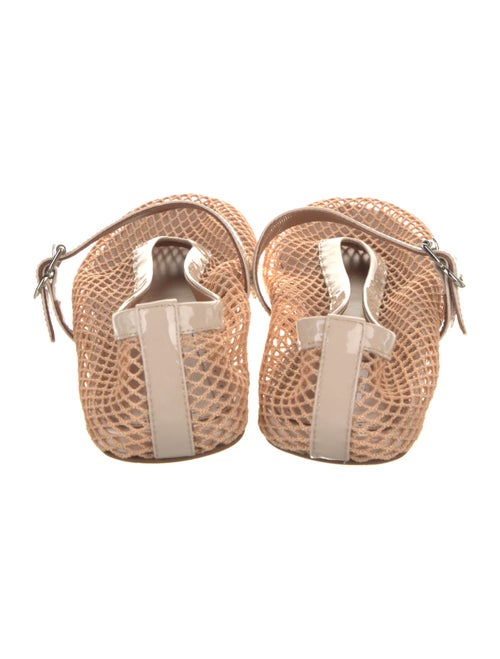 Alaïa Fishnet Mesh Mary Jane Flats