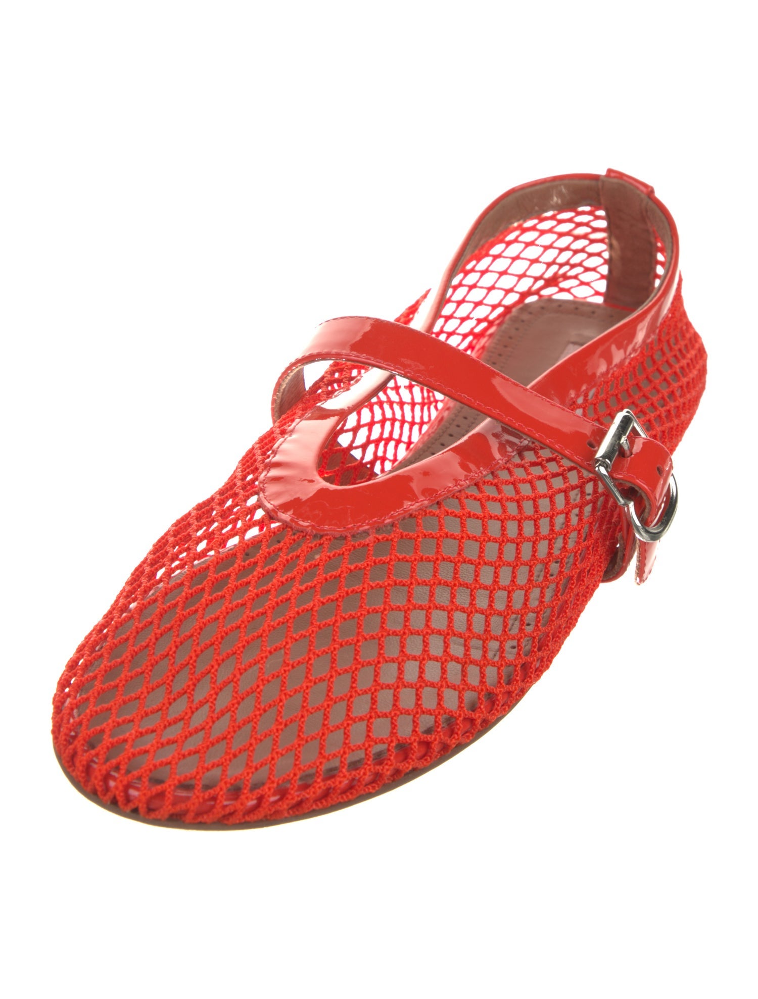 Alaïa Mesh Mary Jane Flats