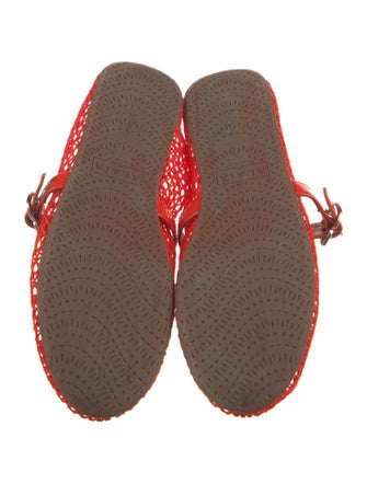 Alaïa Mesh Mary Jane Flats