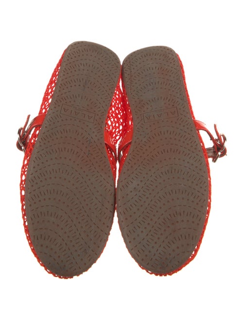 Alaïa Mesh Mary Jane Flats