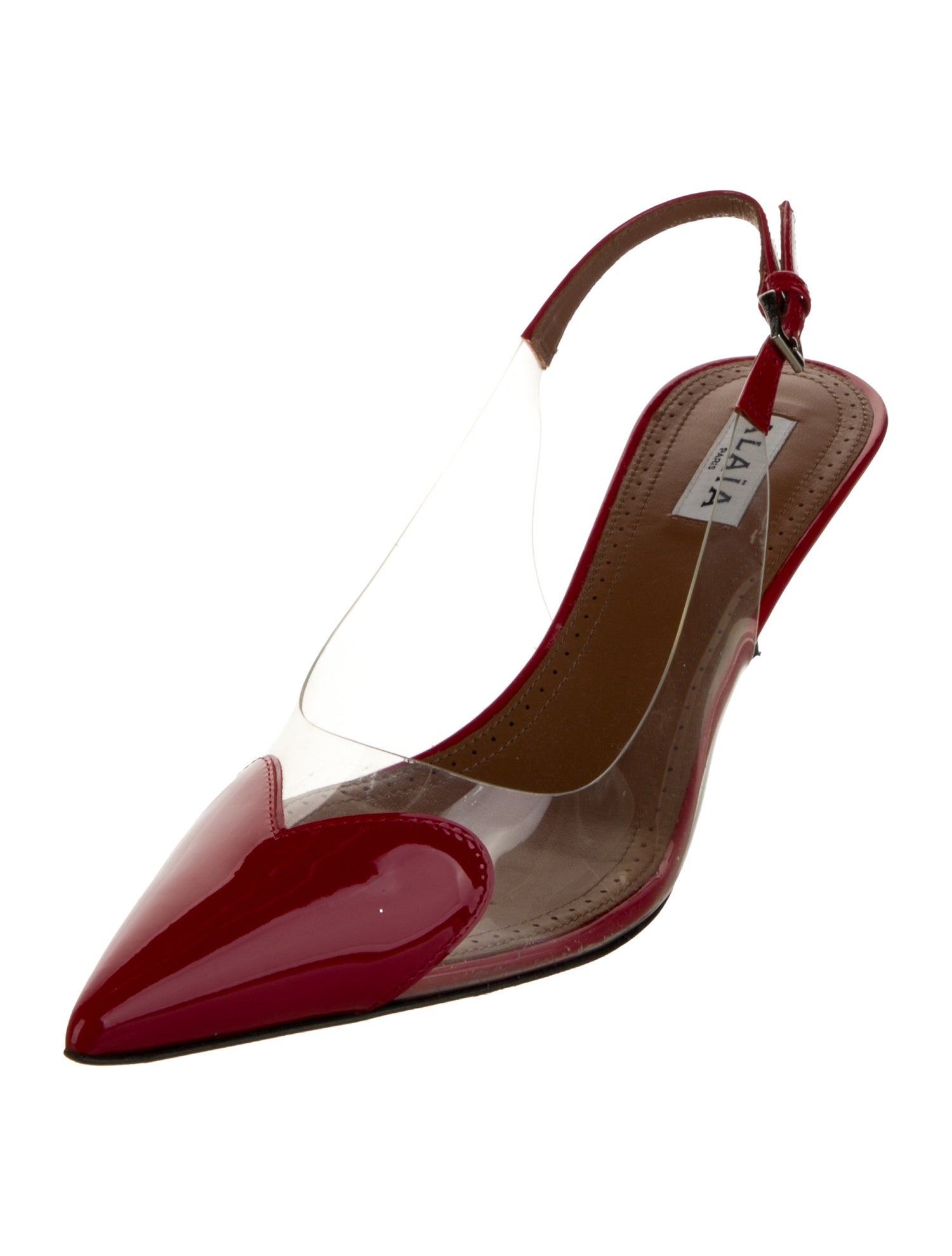 Alaïa Patent Leather Slingback Pumps