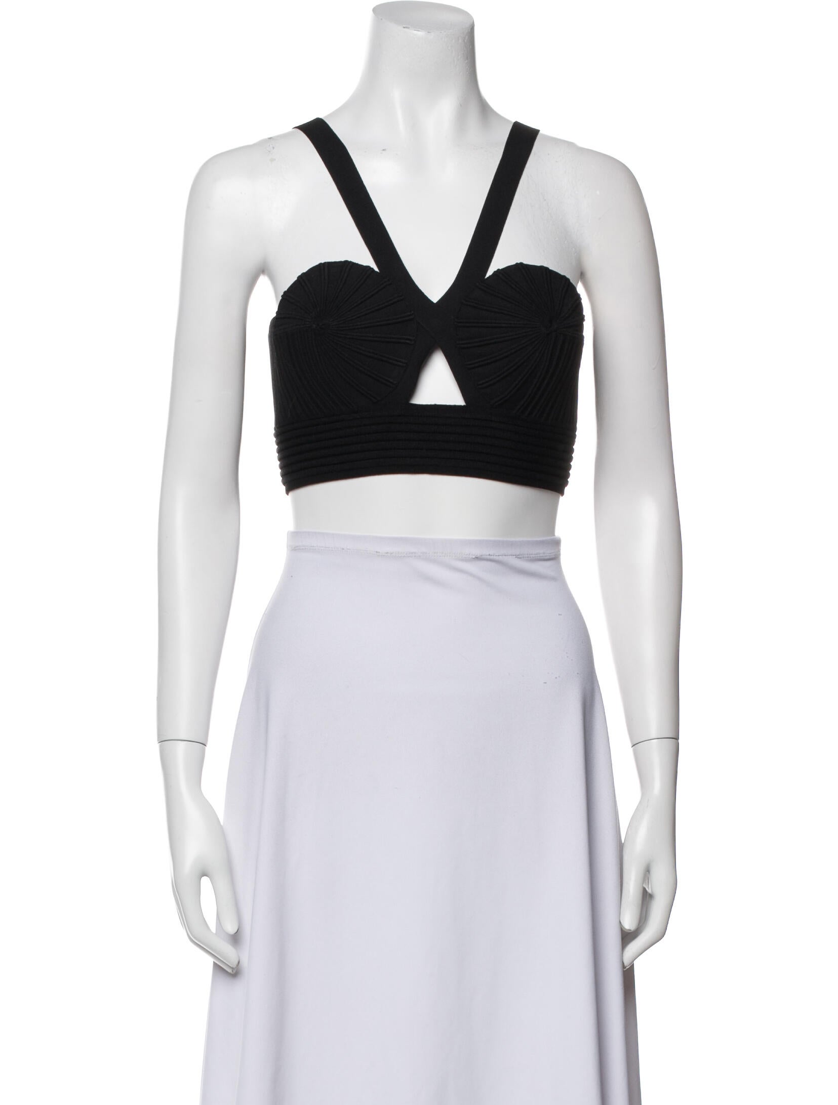 Alaïa Halterneck Sleeveless Crop Top w/ Tags