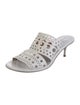 Alaïa Leather Lasercut Accents Slides