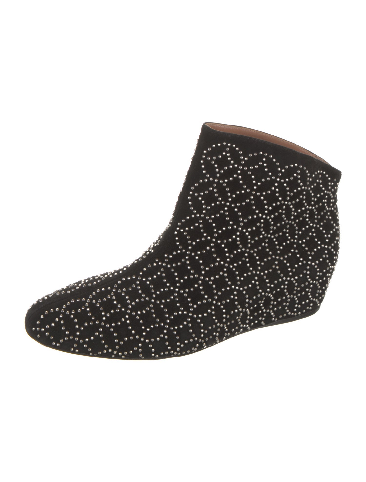 Alaïa Suede Studded Accents Boots
