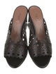 Alaïa Leather Lasercut Accents Slides