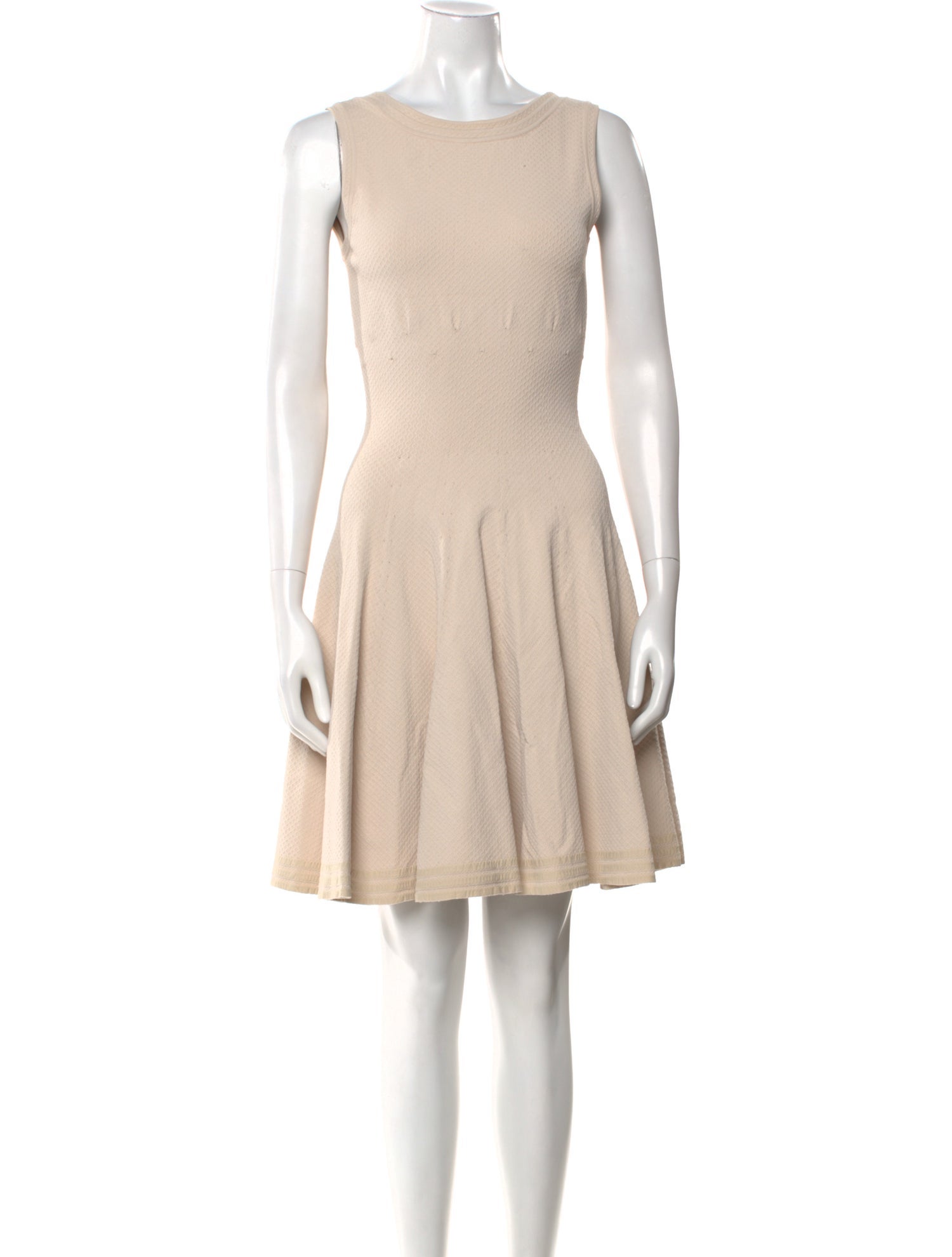 Alaïa Bateau Neckline Mini Dress