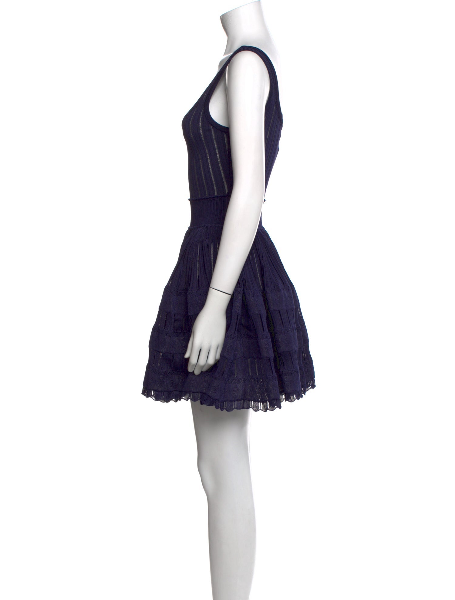 Alaïa Scoop Neck Mini Dress w/ Tags