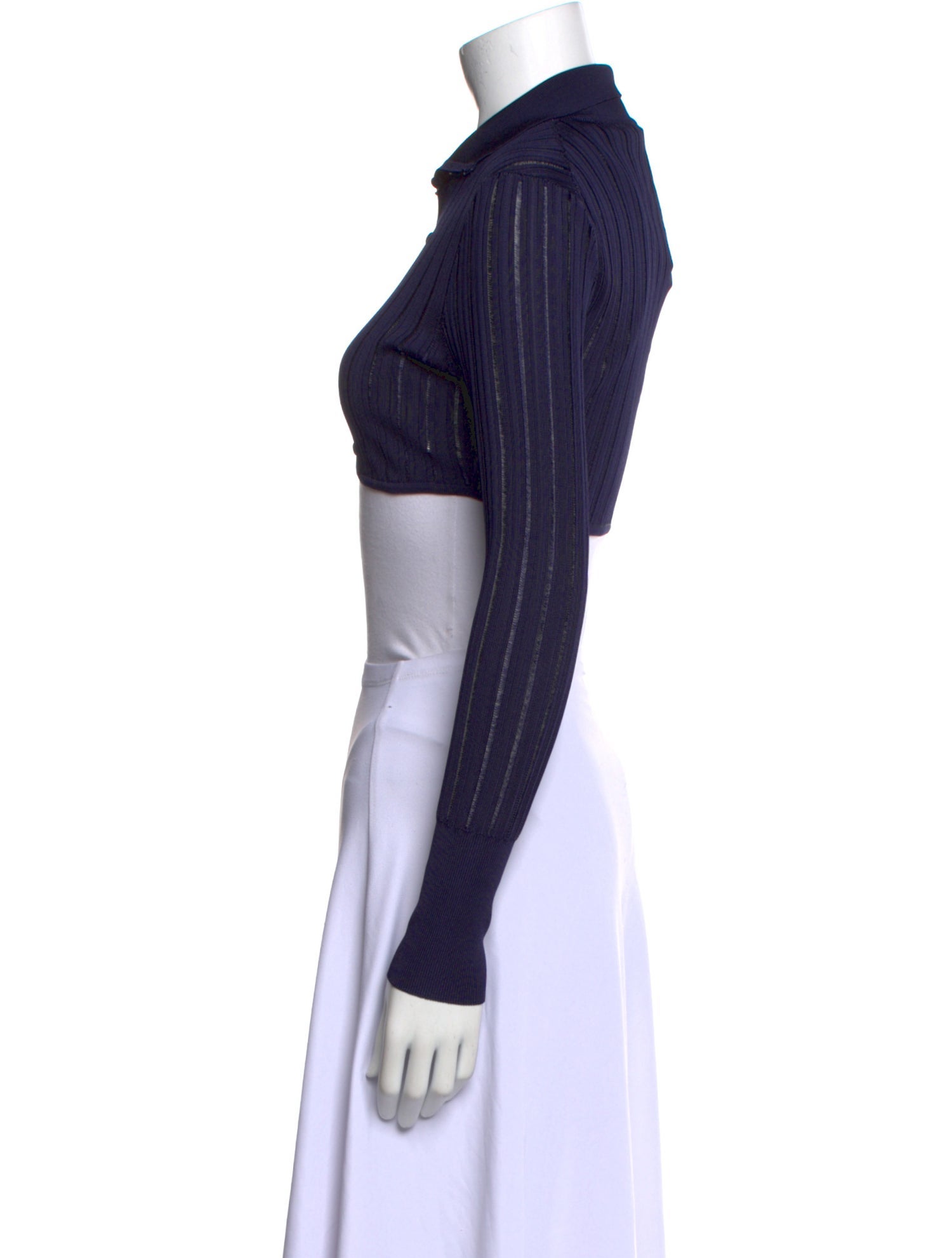 Alaïa Long Sleeve Crop Top w/ Tags